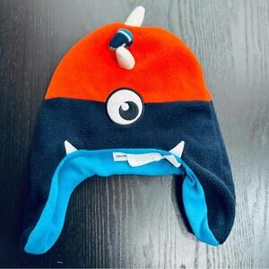 Place Orange and Blue Monster Hat
